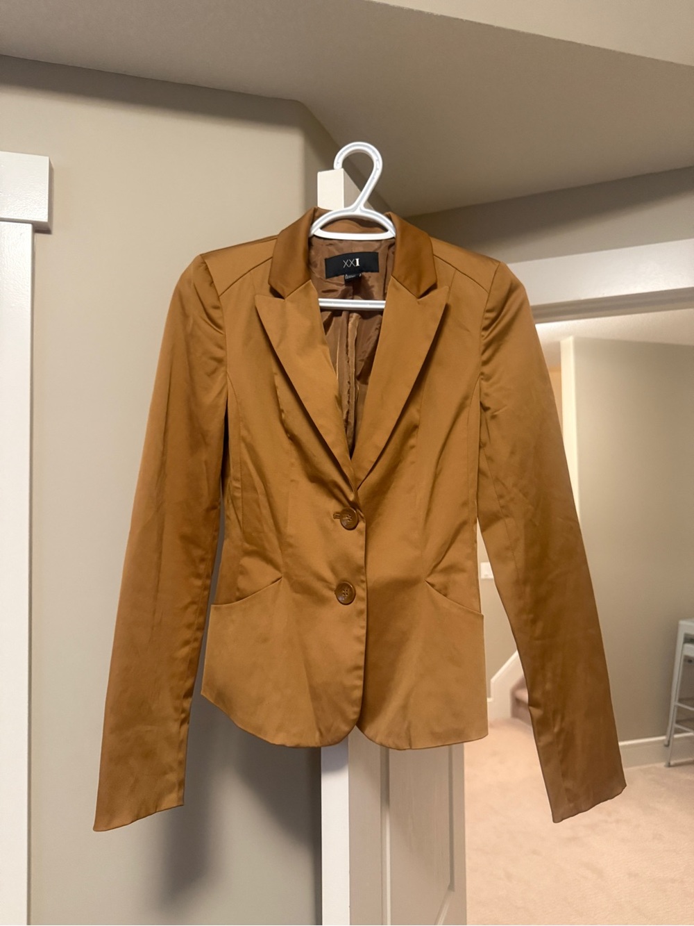 Forever 21 Tan Blazer Jacket